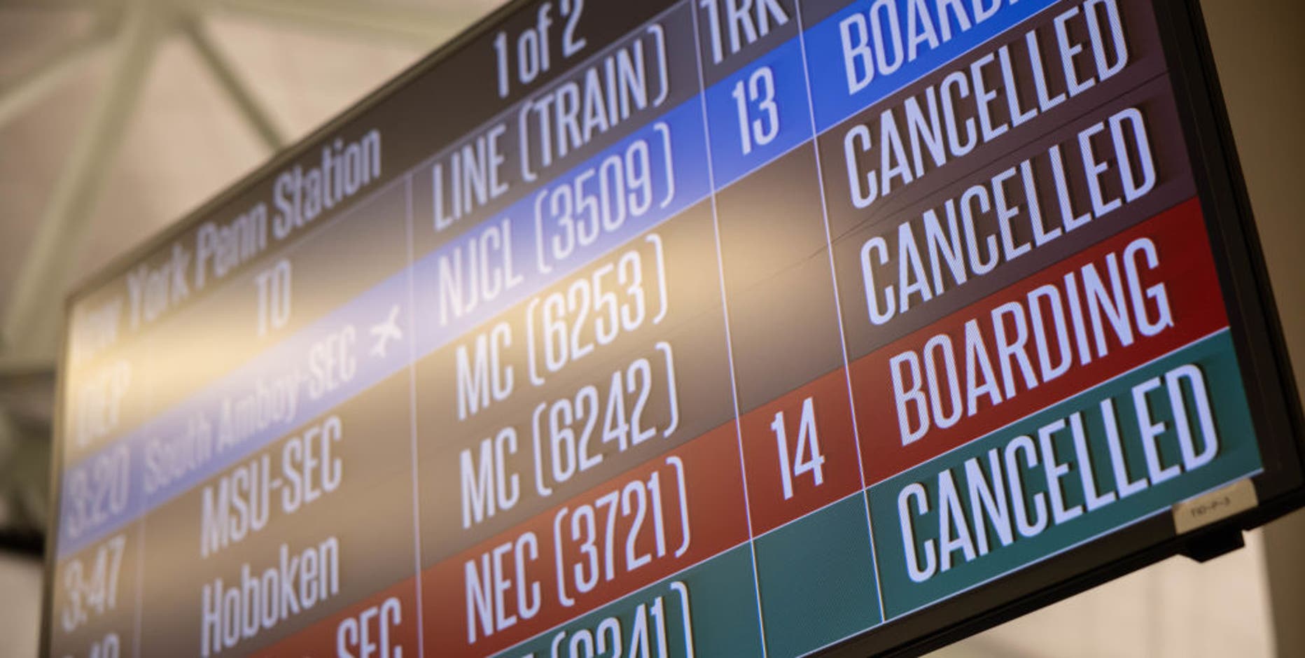 Select NJ Transit trains not running due to 'heat related rail equipment issues'